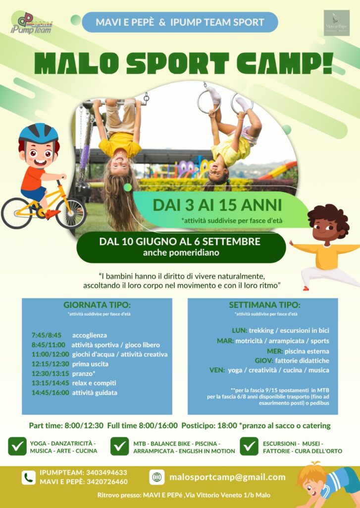 MALO SPORT CAMP 2024 - PAOLO E GIOIA